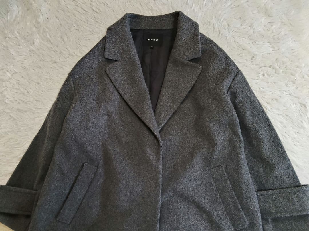 UNTITLED　ビーバーチェスターコート　42（3L）