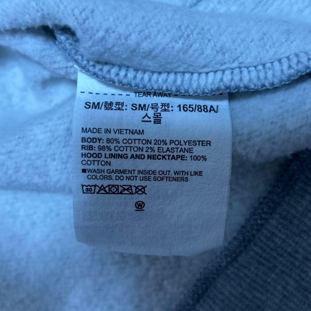 FINAL  スウェット ダブルライダース ジップパーカー グレー XS