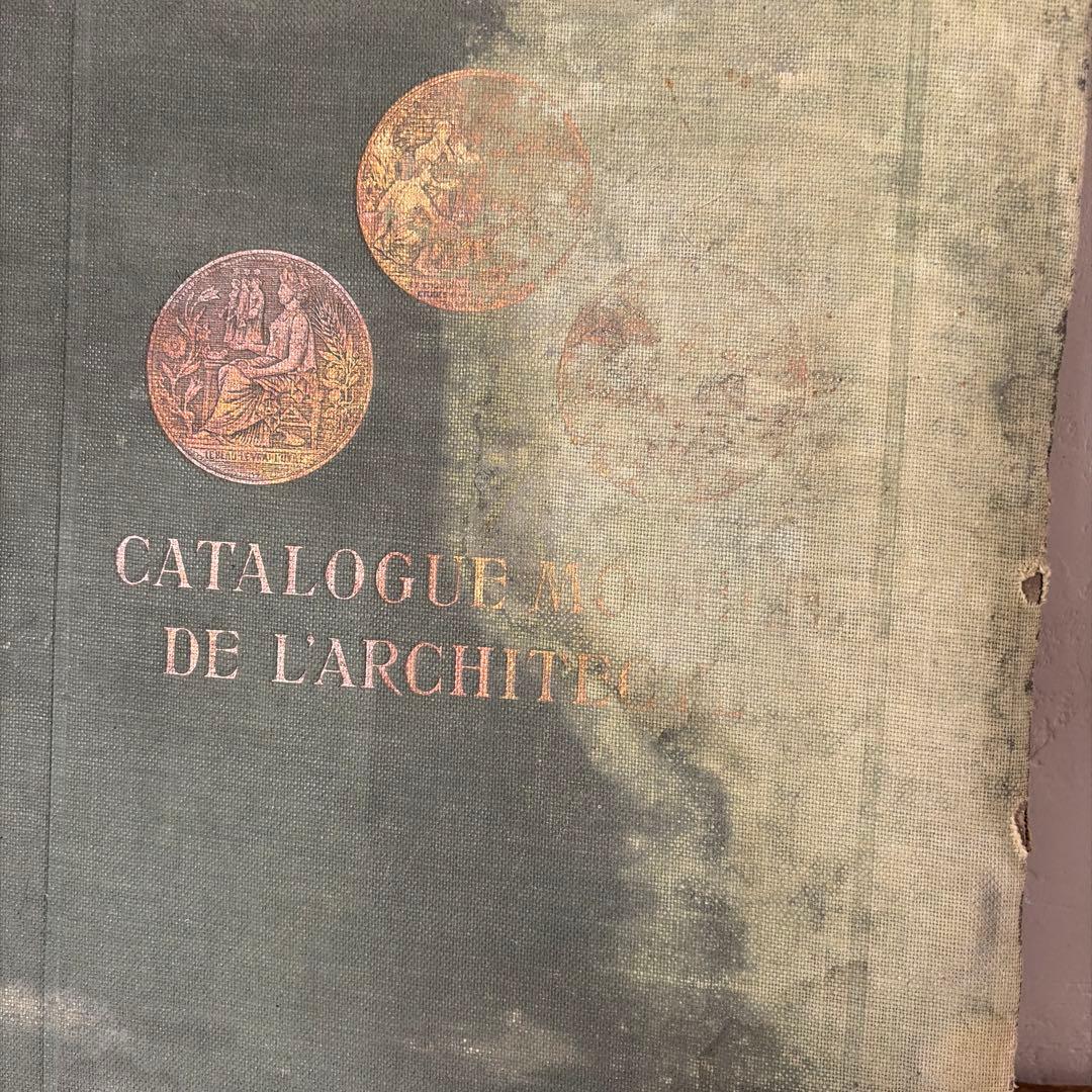 フランスアンティーク　水道工事　資料　内装 希少1921年　建築