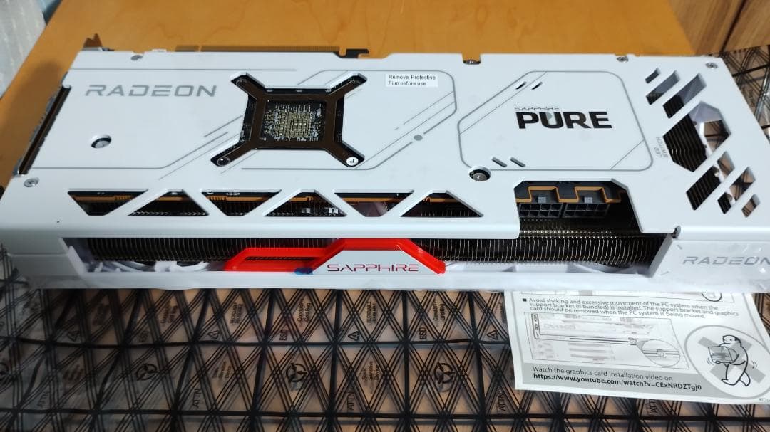 美品 SAPPHIRE PURE Radeon RX 7800 XT 購入証明付