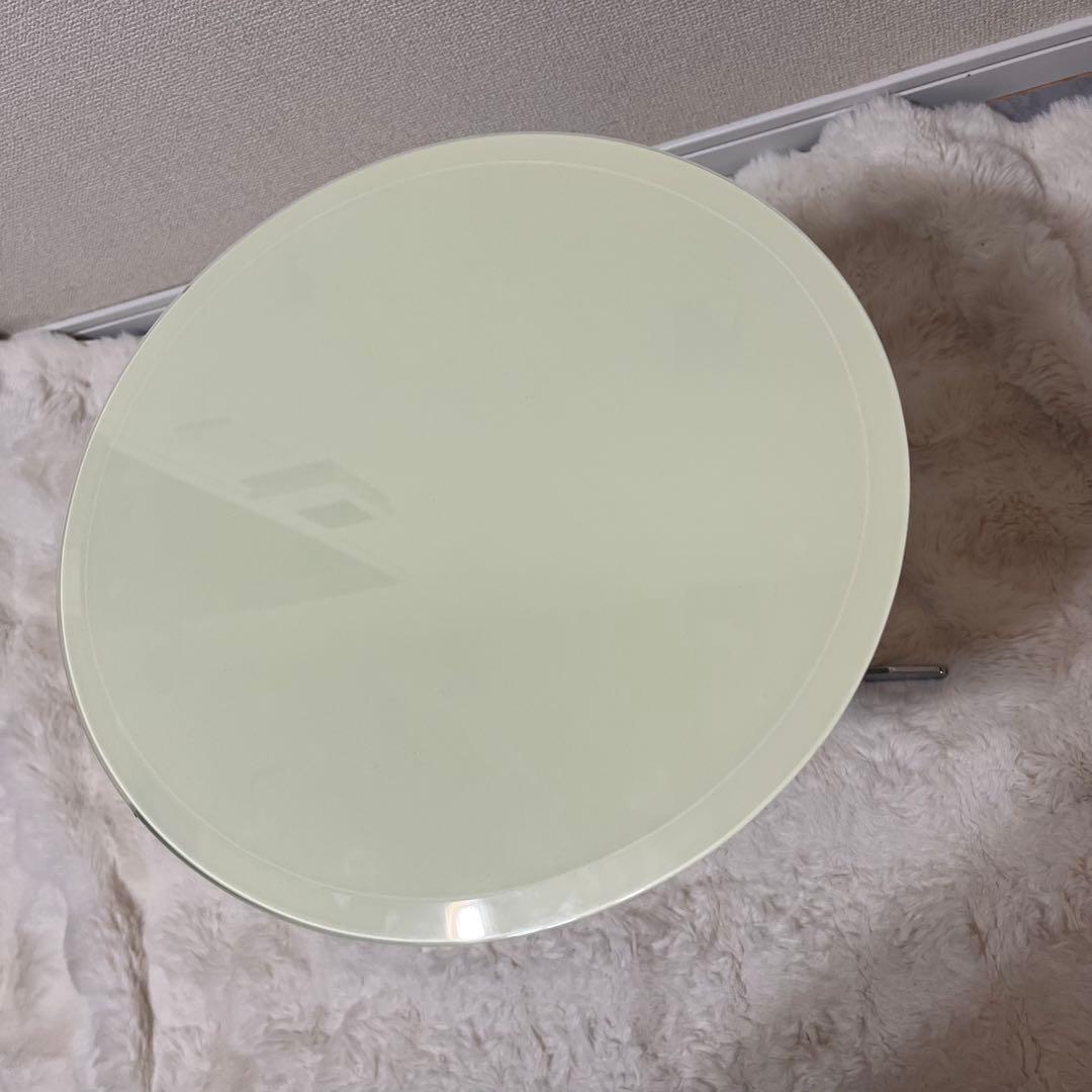 Pamouna パモウナ リビングテーブル TU サイドテーブル 鏡面仕上げ　円