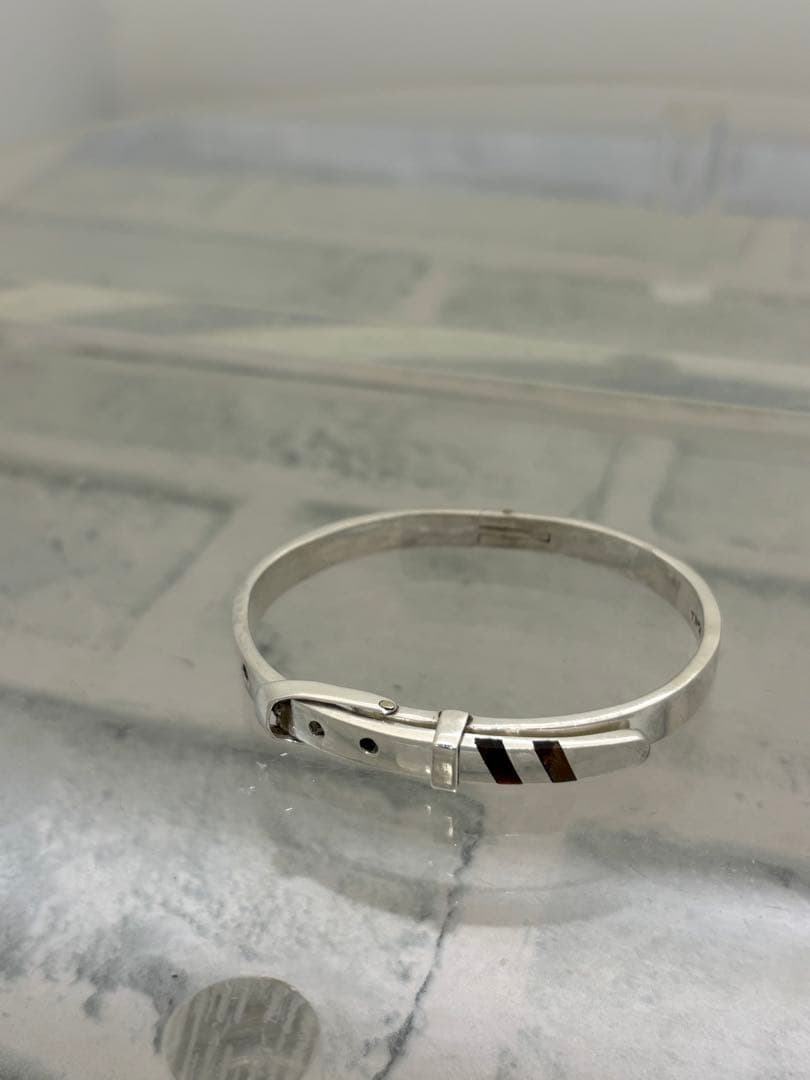 70s ヴィンテージ　メキシカンジュエリー　ベルト　バングル　タイガーアイ