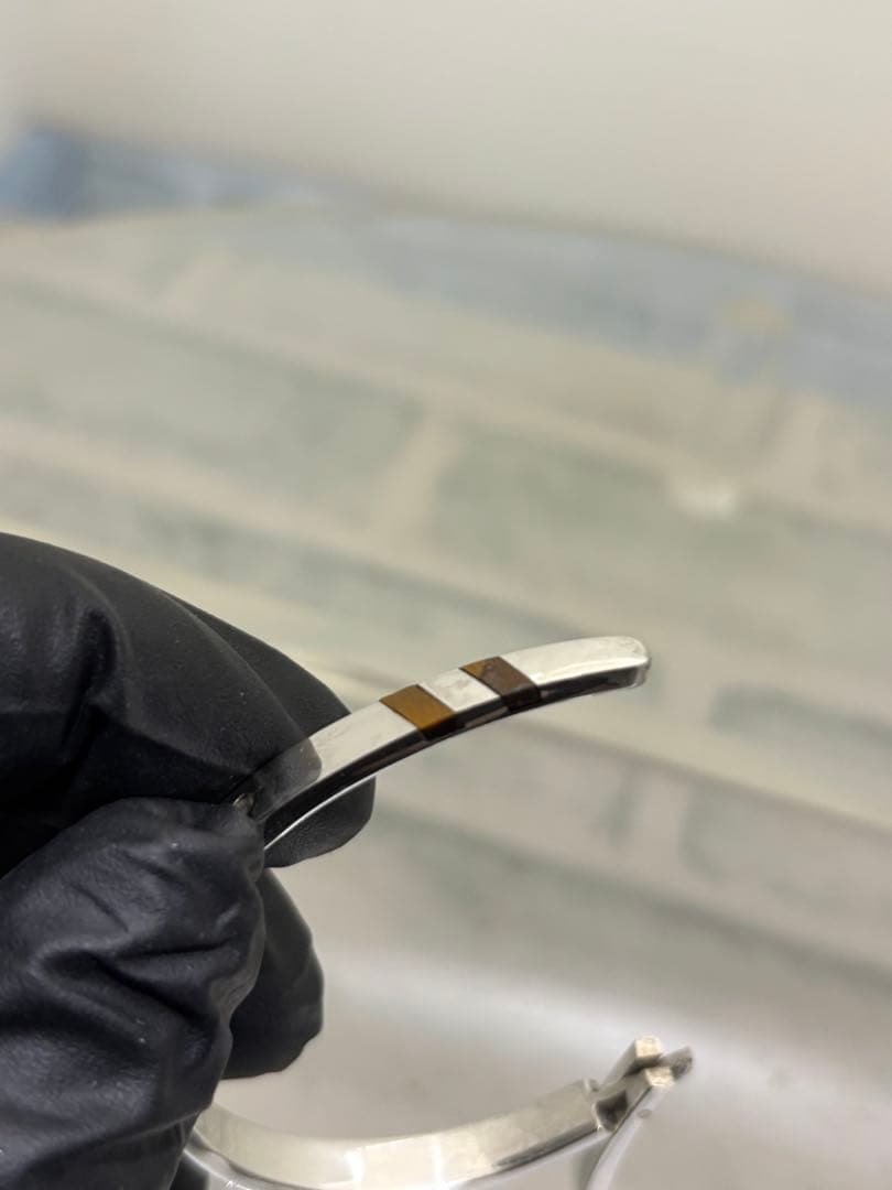 70s ヴィンテージ　メキシカンジュエリー　ベルト　バングル　タイガーアイ