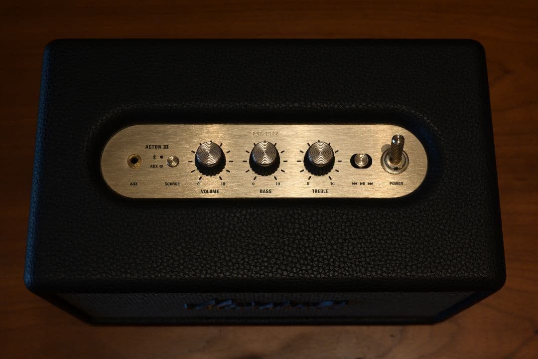 【美品】Marshall Acton III ワイヤレススピーカー 国内正規品