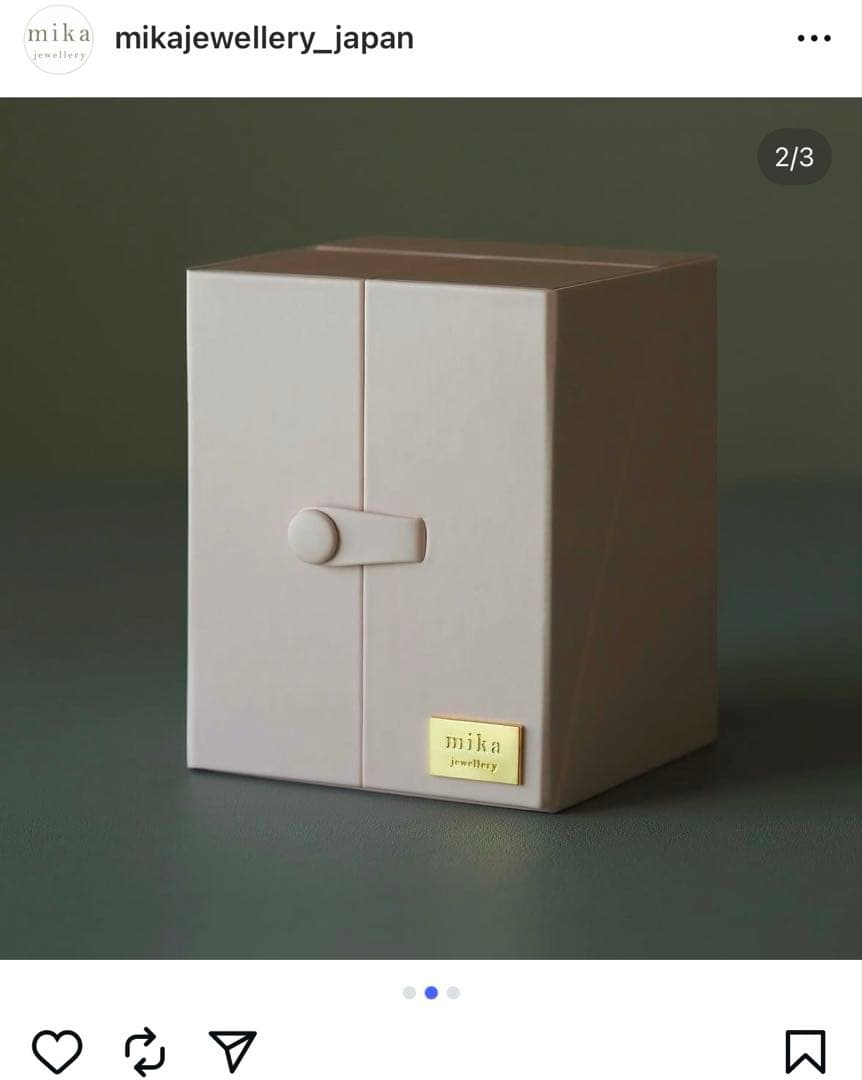 未開封！mika jewellryピンクジュエリー用ギフトボックス