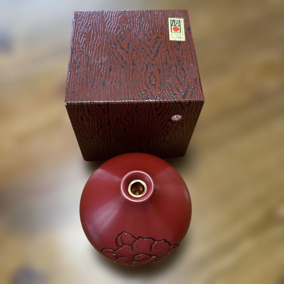 村上堆朱　ペン立て