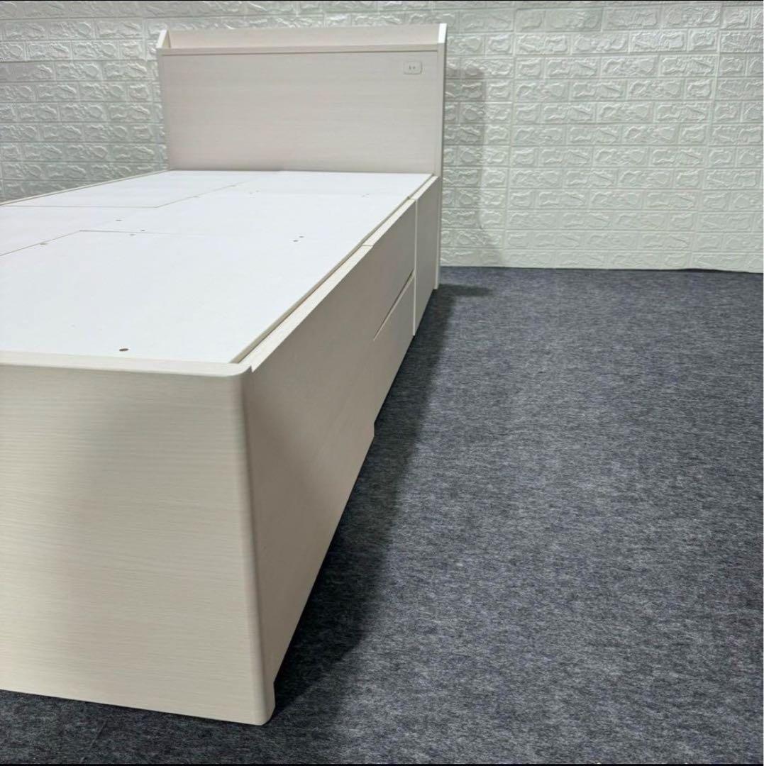 ニトリ ベッドフレーム ジオチェスト 収納 シングル 格安d4599