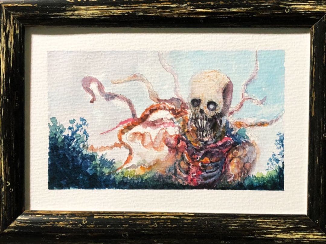 上級呪術用または西洋魔術用絵画　一点物　呪物　micchan作