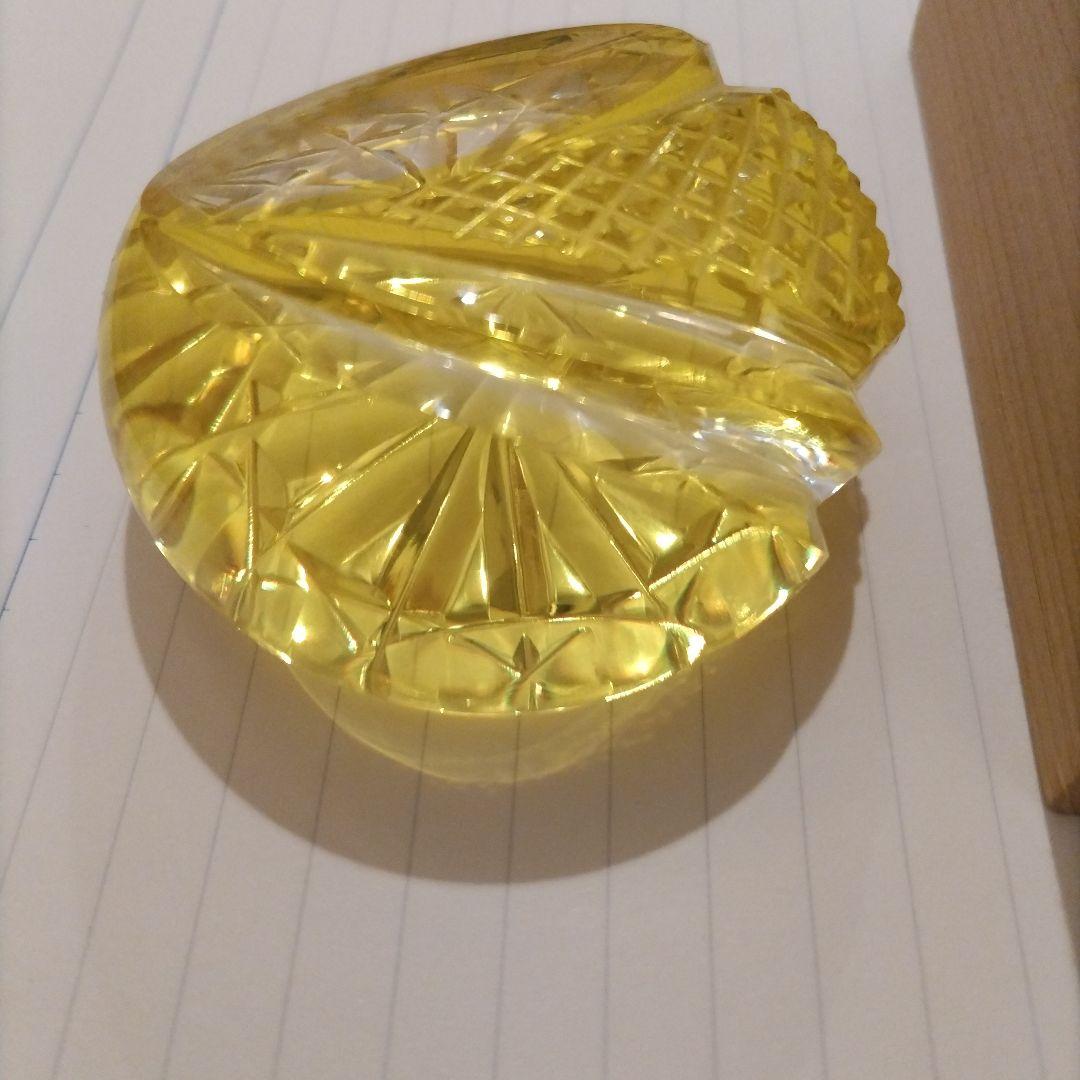 薩摩切子　ペーパーウエイト