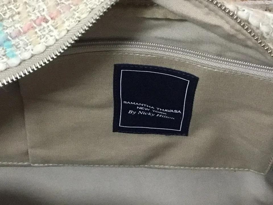 Y2K　サマンサタバサ × ニッキーヒルトン ツイード　バッグ