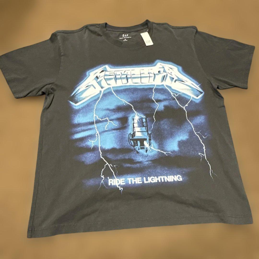 完売品【GAP／XL】メタリカ グラフィックTシャツ/llica