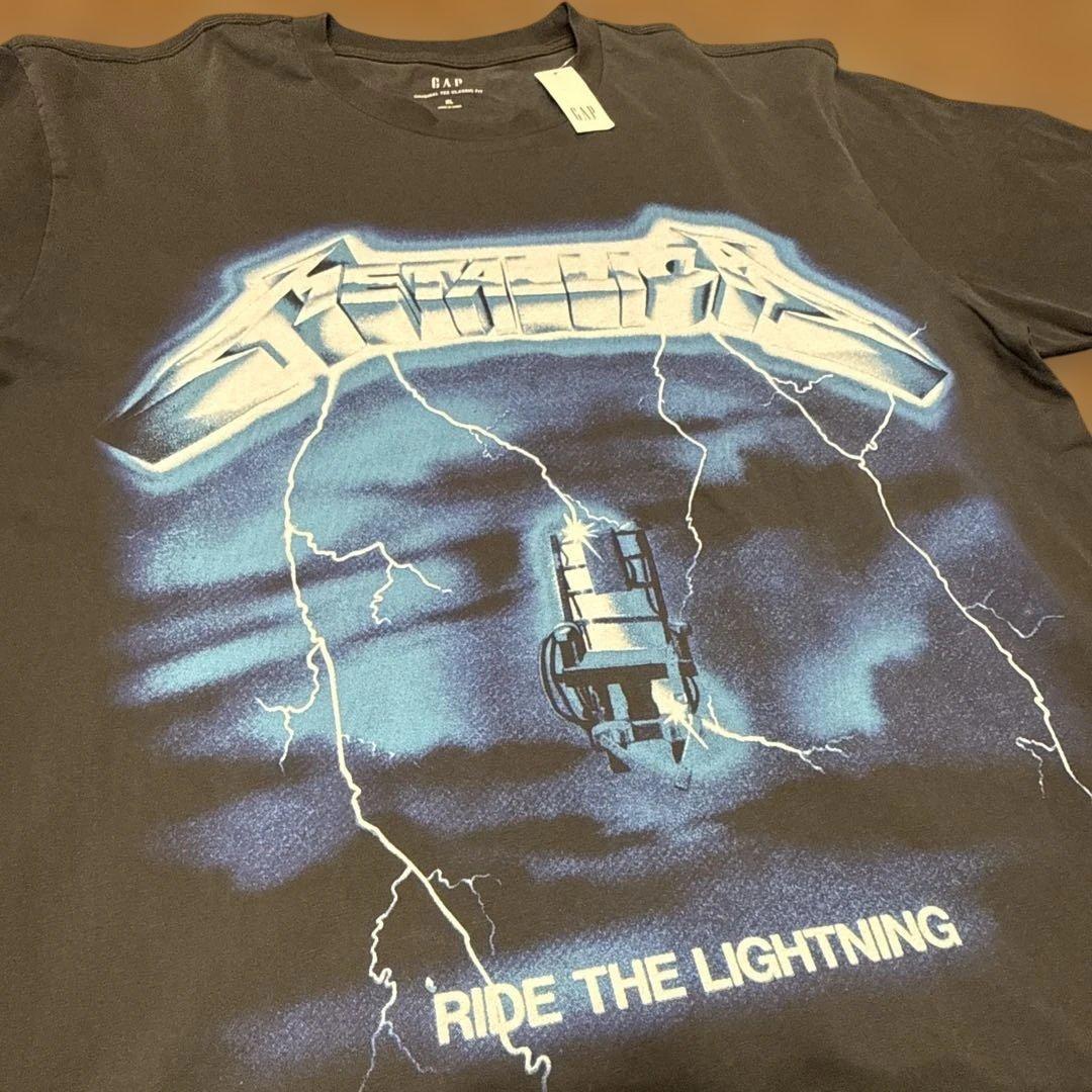 完売品【GAP／XL】メタリカ グラフィックTシャツ/llica
