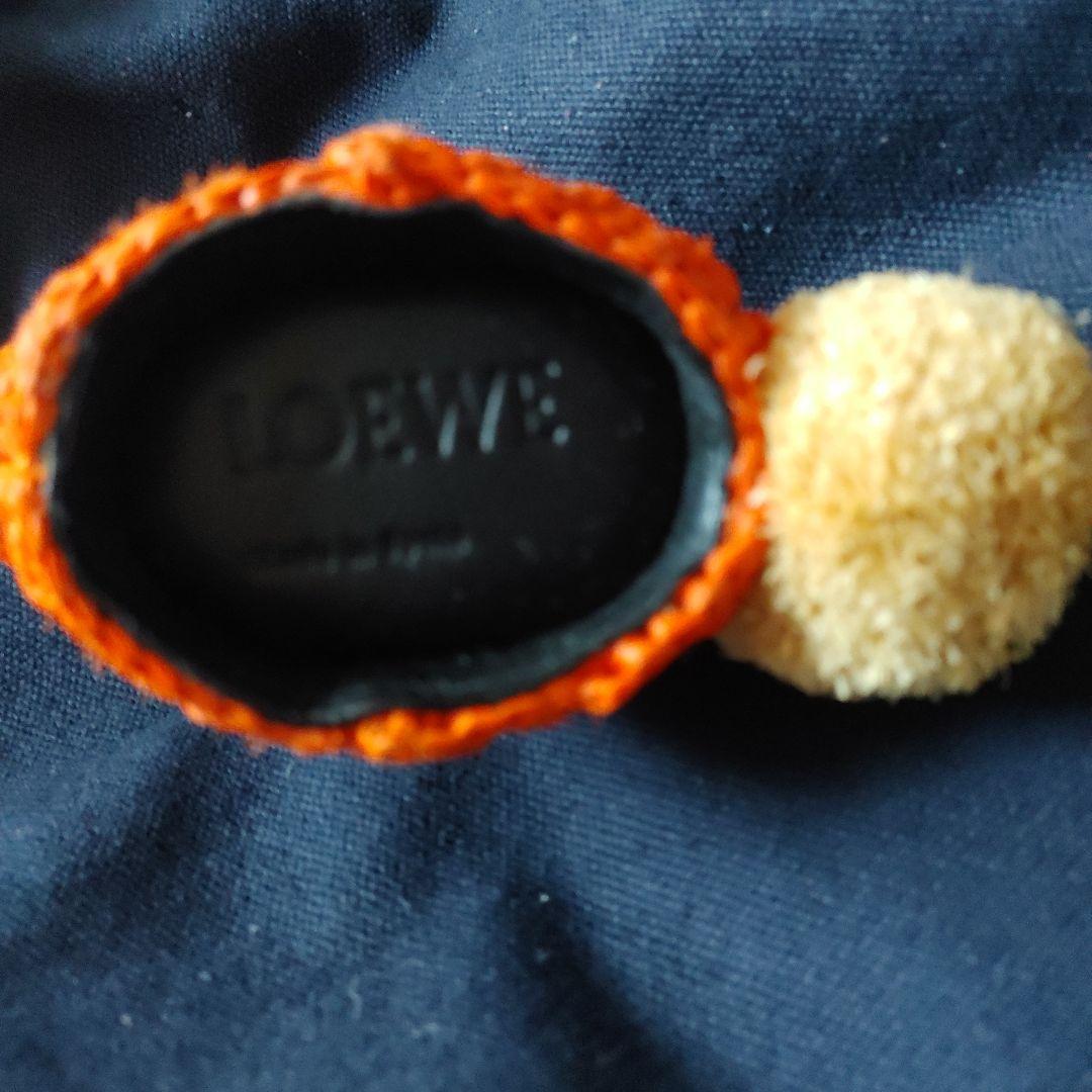 ★超美品★　ロエベ　ラビットケース　チャーム　ラフィア