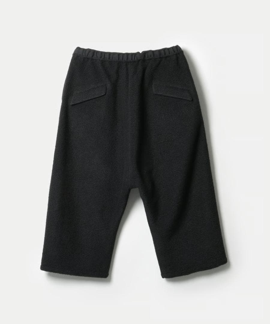 MB ULTIMATE FABRIC ウール縮絨サルエルパンツ 　ブラック S