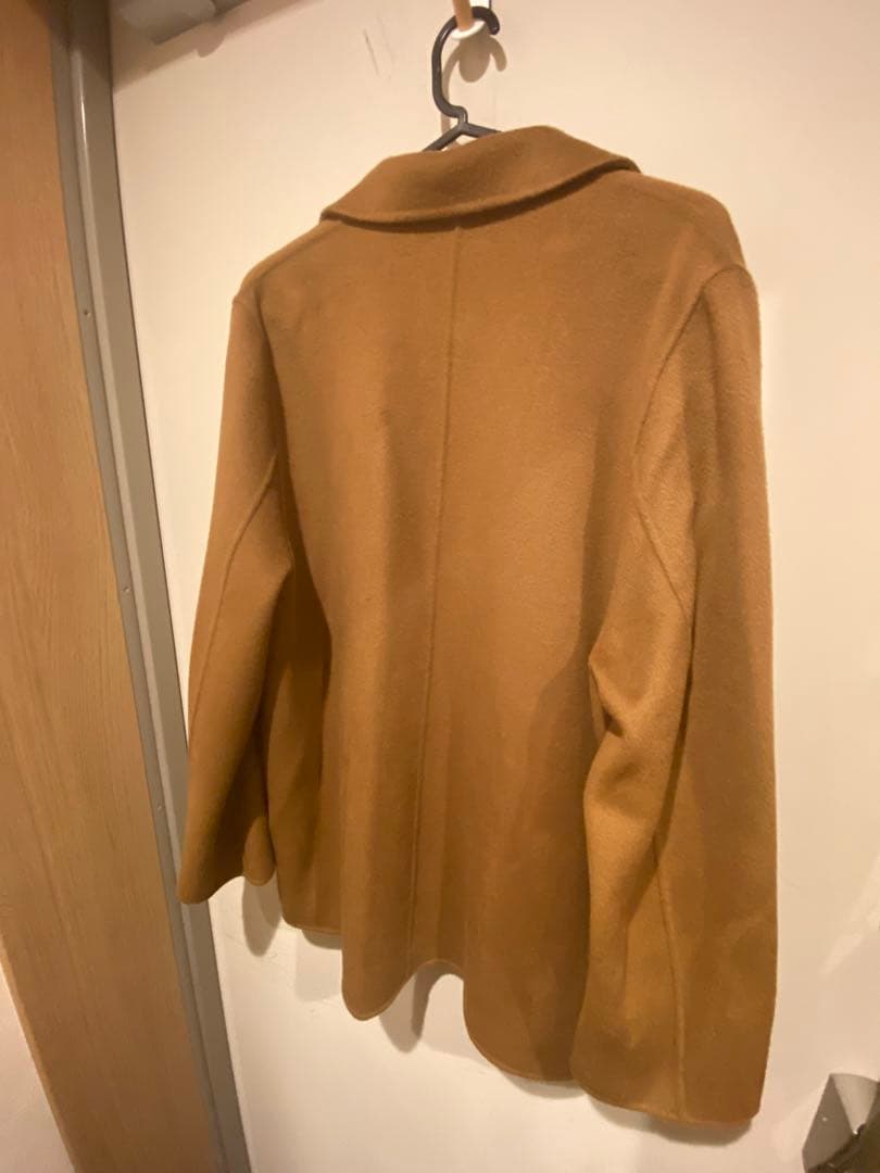 週末価格！noble Super160sチェスターミドルコート キャメル