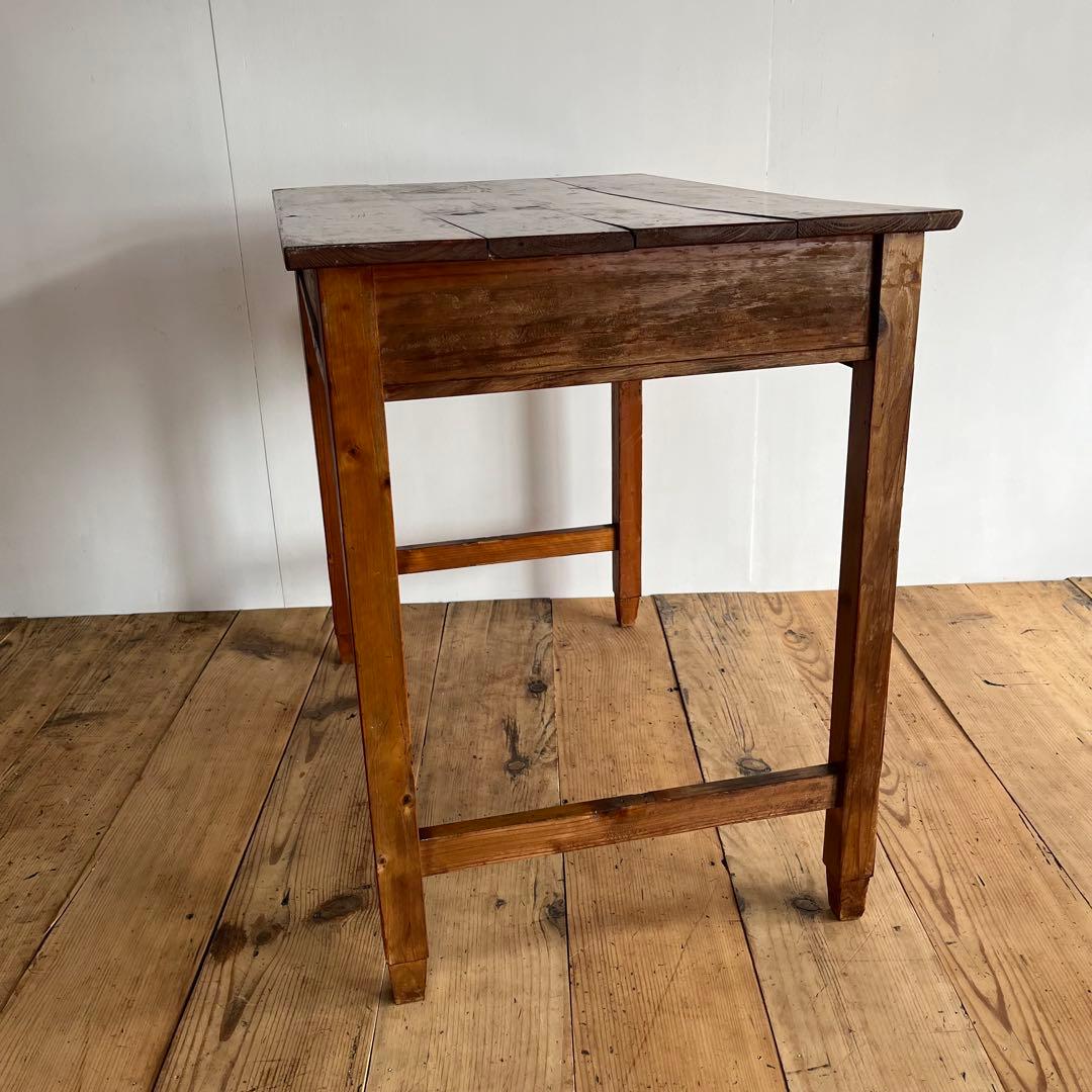 アンティーク テーブル 平机 デスク 学習机 昭和レトロ