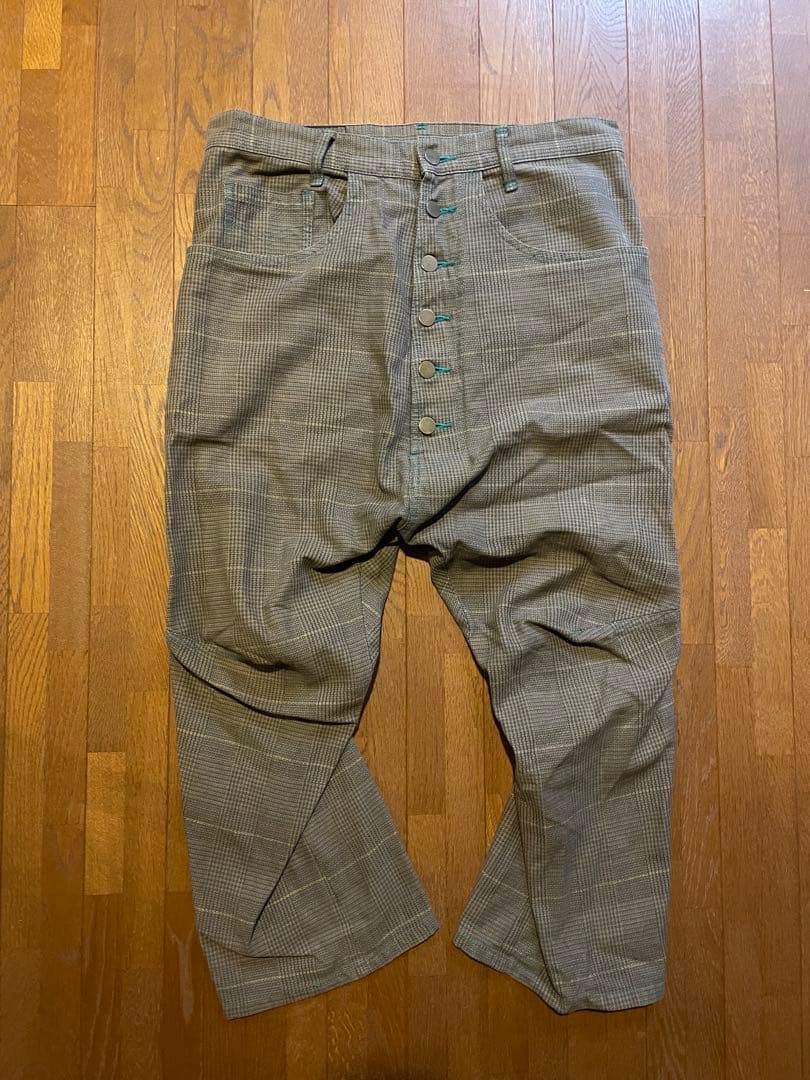 Nemeth 立体裁断パンツ チェックショーツ