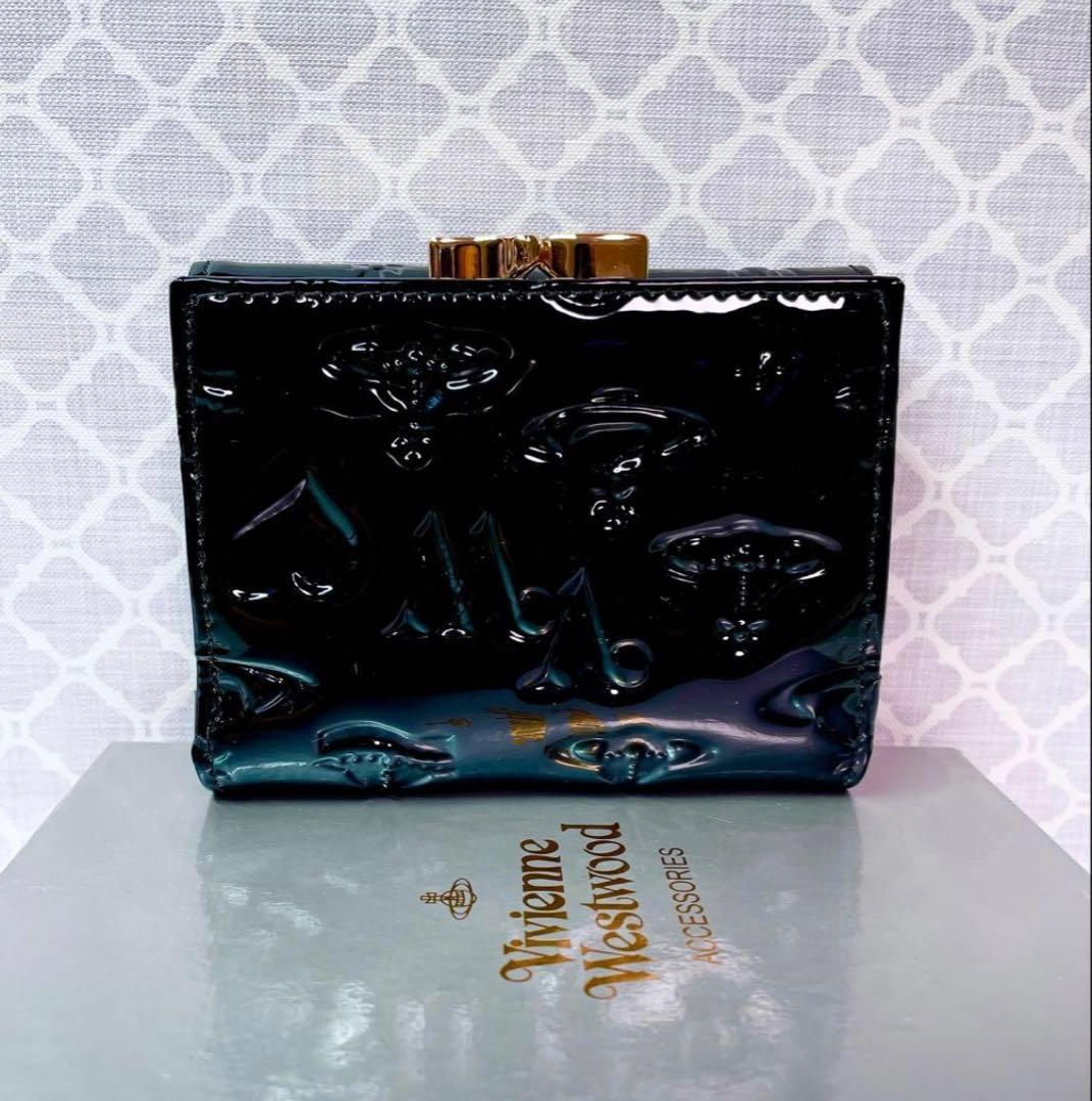 【大人気✨️ショッパー付】新品 Vivienne Westwood エナメル 黒