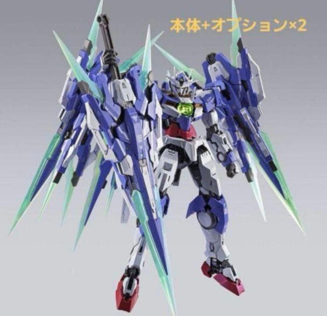 メタルビルド　ダブルオークアンタフルセイバー +　オプションパーツ2個