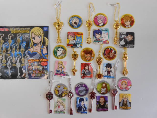 ♯Iyt13RT FAIRY TAIL 星霊の鍵 マスコット 10種