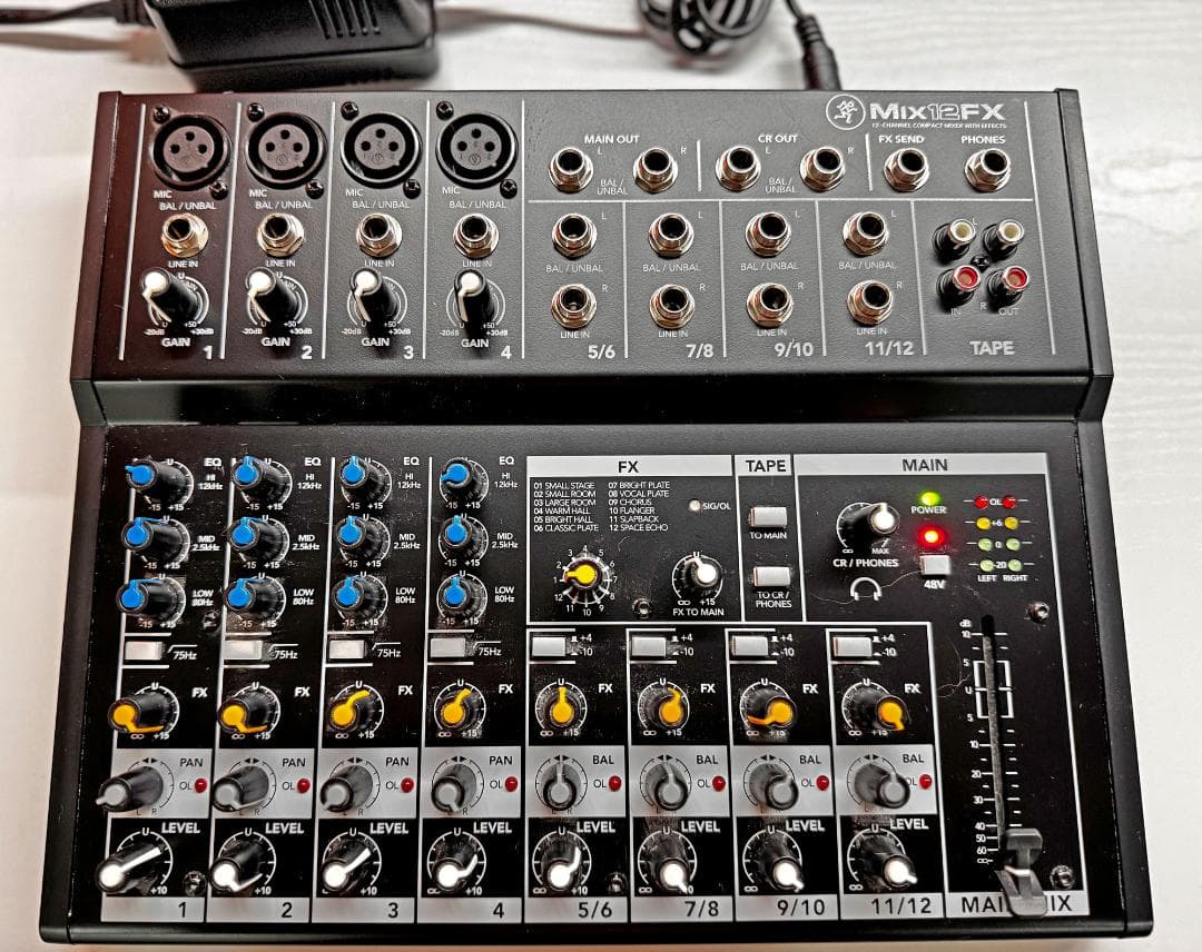 配信機器・PA機器・レコーディング機器 Mackie Mix12FX