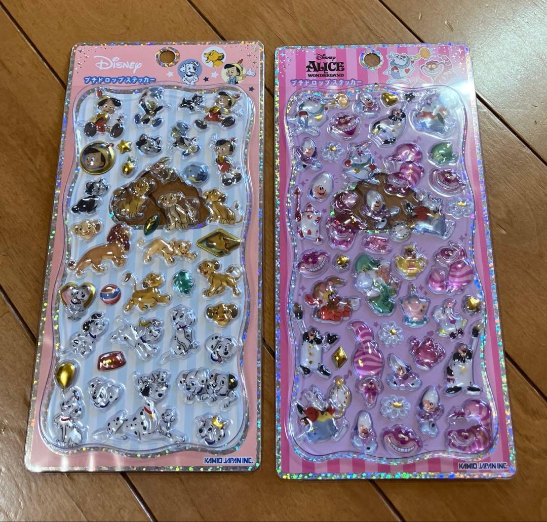 正規品 ディズニー　プチドロップステッカー　8枚セット