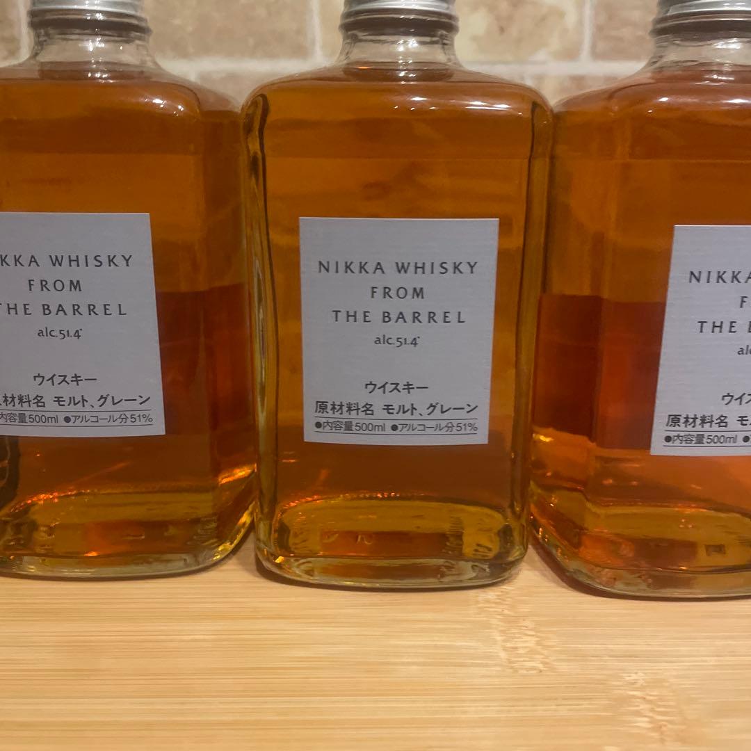 明日まで限定お値下げ♪ニッカウイスキー　フロムザバレル4本セット