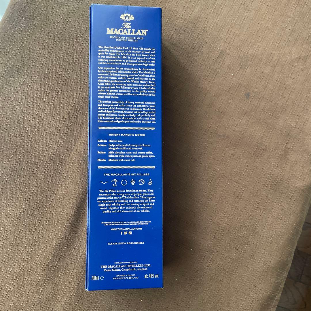 The Macallan 12 Double Cask 700ml 未開封