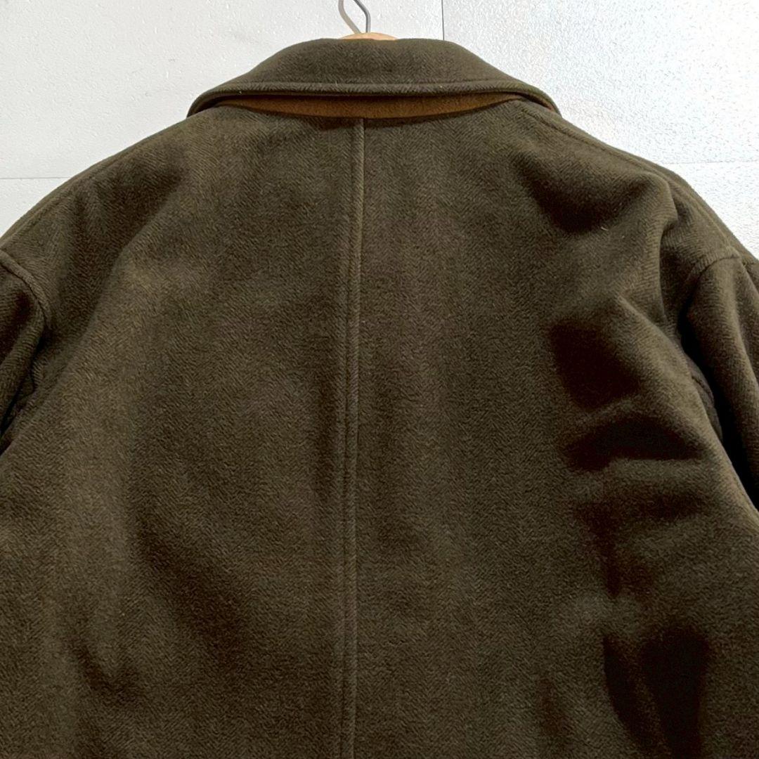 BURBERRYS old WOOL JACKET ロゴボタン オリーブ M