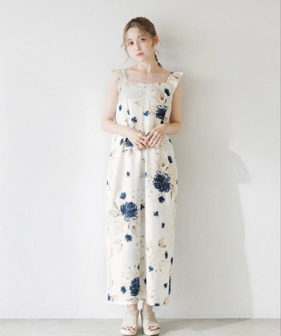 dita 浴衣　幻想花明かり　ワンピース浴衣3点セット(ゆかた・帯・着付け本)