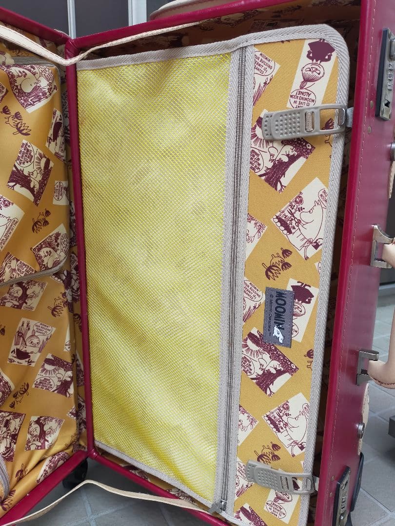 【廃盤品】ムーミン リトルミイ キャリーケース スーツケース 35㍑ 赤