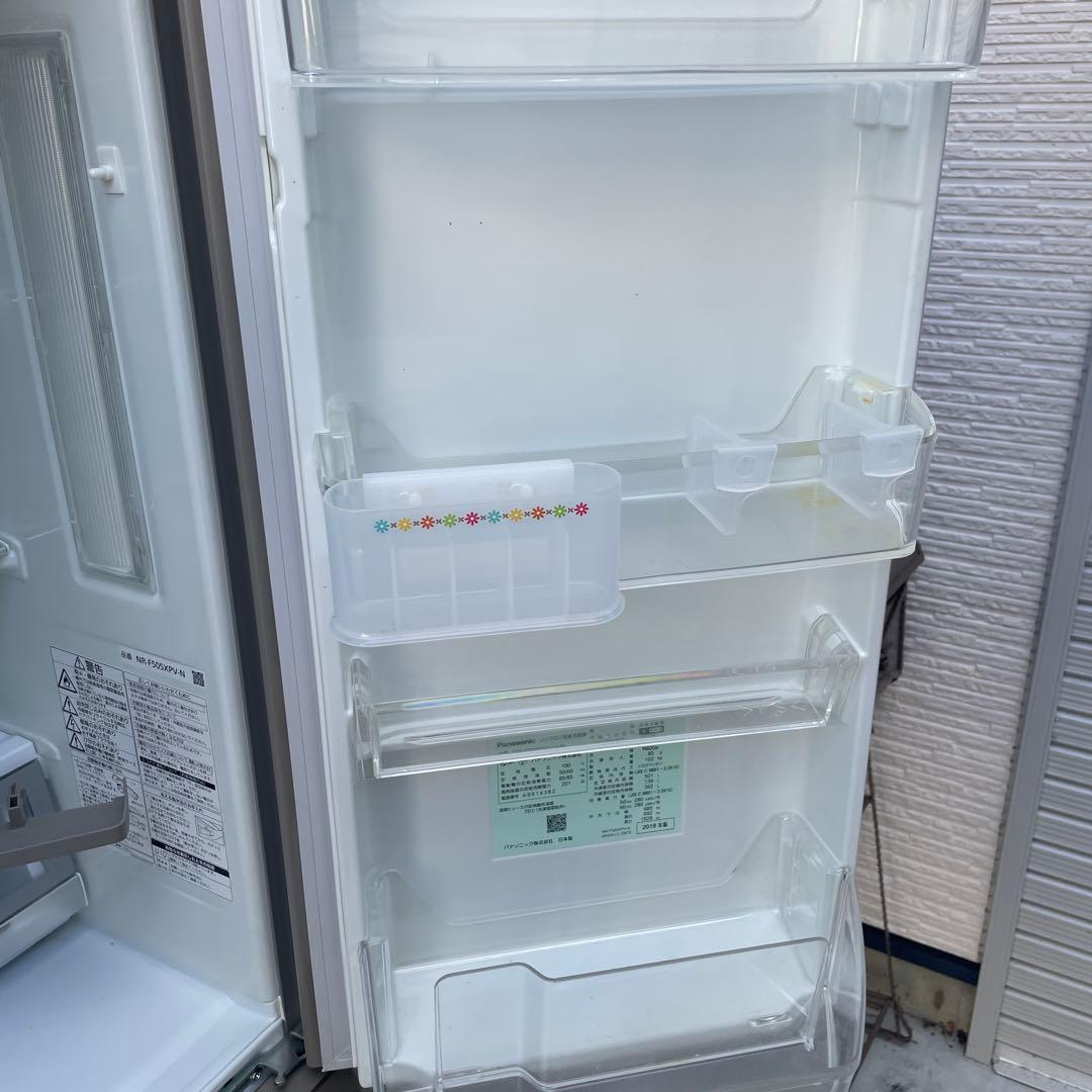 Panasonic NR-F505XPV 冷蔵庫 2019年 大型 6枚ドア
