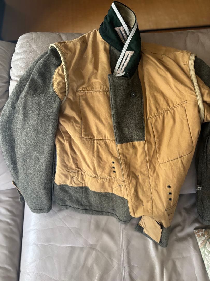 ドイツ軍　m36 エリカクラブ製　徽章シュミット製　さらに実物ボタン