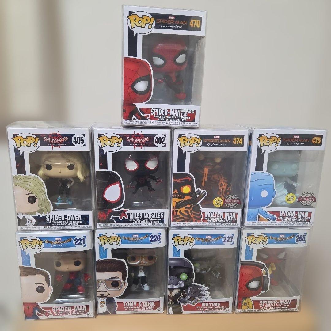 funko pop スパイダーマン フィギュアセット 9体