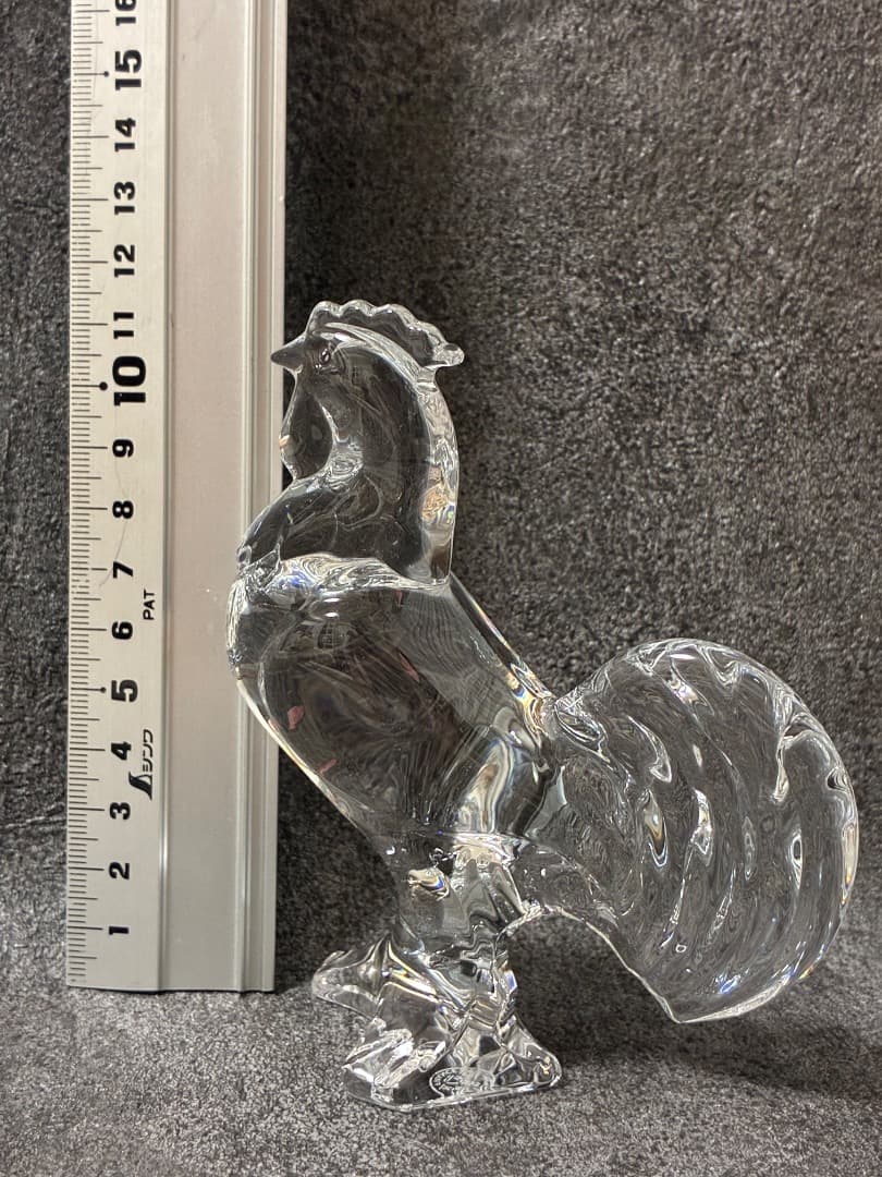 バカラ 干支 酉 クリスタルガラス 置き物 オブジェ 箱付き Baccarat