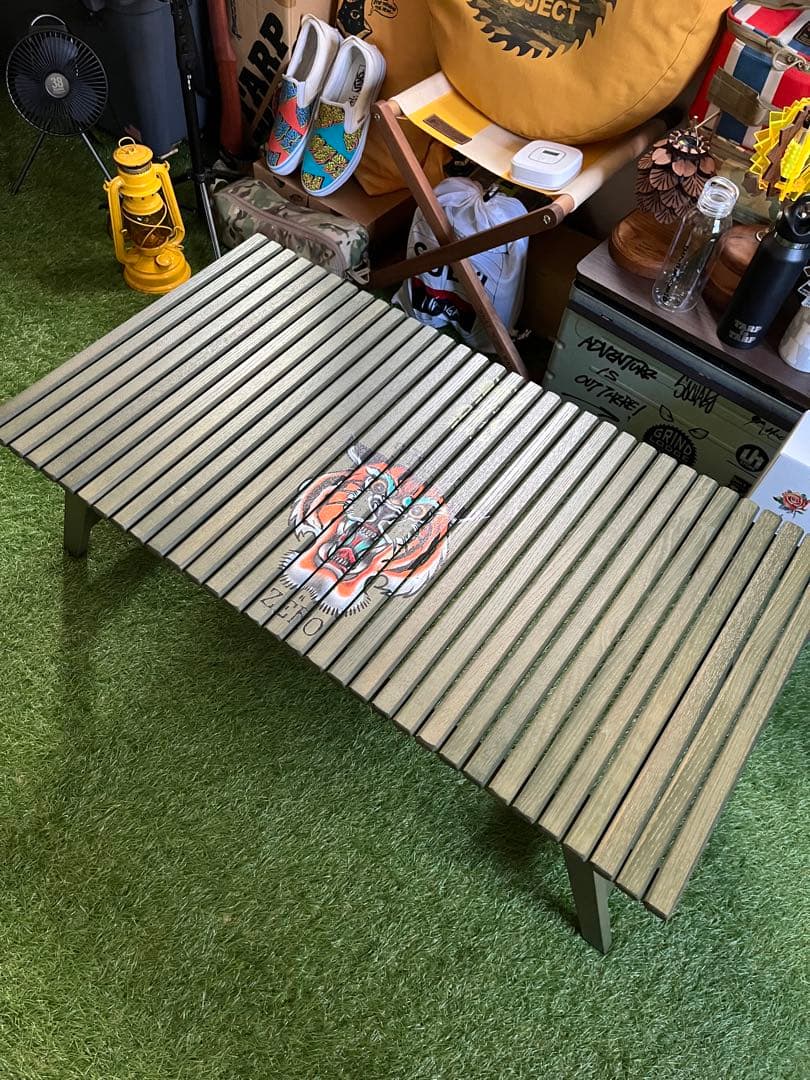 SomAbito×TRUNK ZERO ソマテーブル（ミリタリーグリーン）