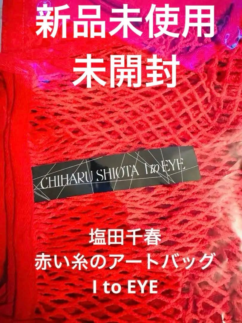 稀少品・新品未使用。塩田千春　つながる私(アイ) アイコニックアートバッグ