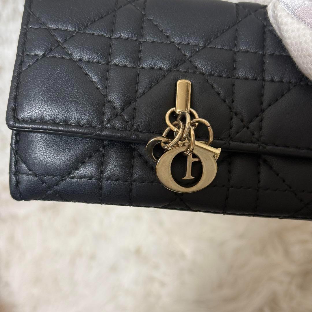 【美品】マイディオール Glycine コンパクトウォレット 二つ折り財布