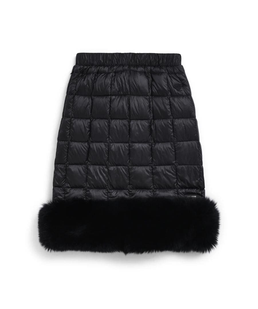 あざらし 新品 TAION EXTRA ダウン スカート 裾パーツ可 黒