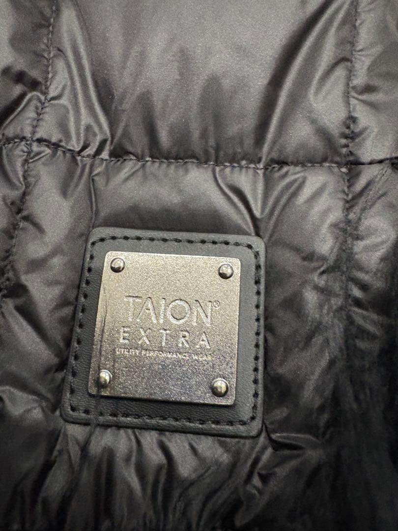 あざらし 新品 TAION EXTRA ダウン スカート 裾パーツ可 黒