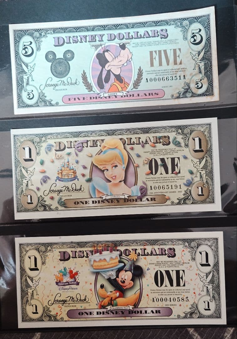 ディズニー　ダラーズ　６種