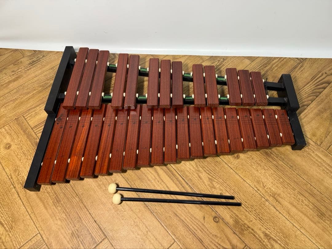 ◆廃盤品◆希少◆YAMAHA◆卓上木琴◆32音◆マレット付き◆TX-6◆ヤマハ◆