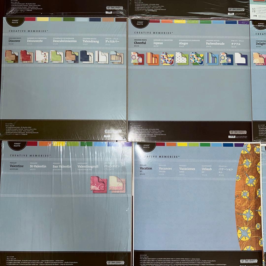 クリエイティブメモリーズ　ペーパー＋バック　まとめ売り　本3冊おまけ