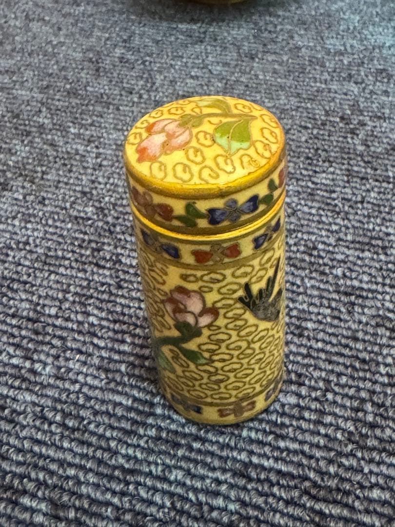 1840  七宝焼　景泰藍　まとめ売り　合計14個　時代物