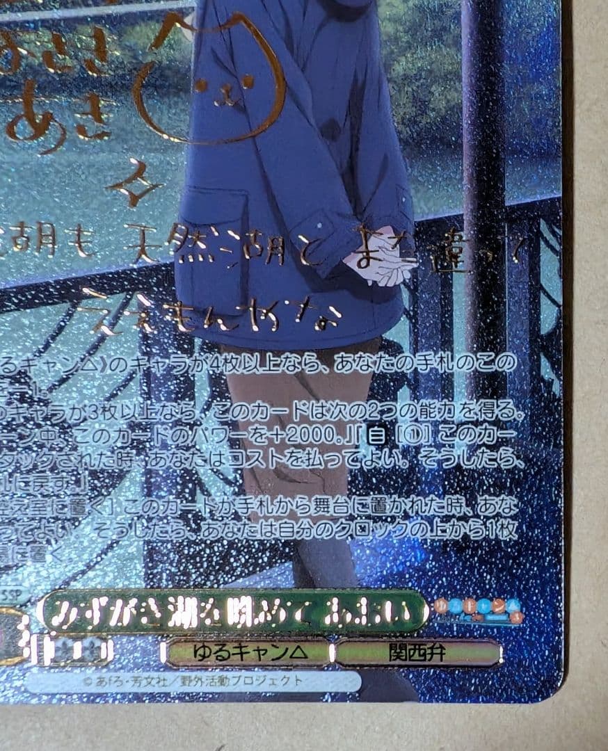 ヴァイス　みずがき湖を眺めて あおい　SSP　ゆるきゃん