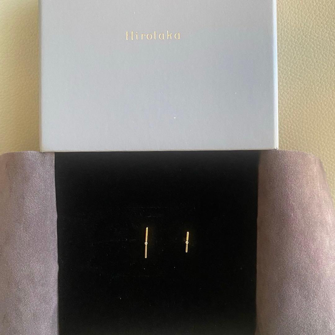 Hirotakaヒロタカ　オール アバウト ベーシックス　ピアス　K10 2つ