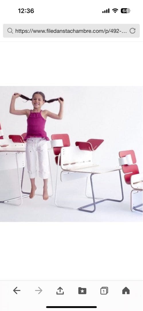 フランス デスク Milk Deco HP deco ツェツェ ボンポワン