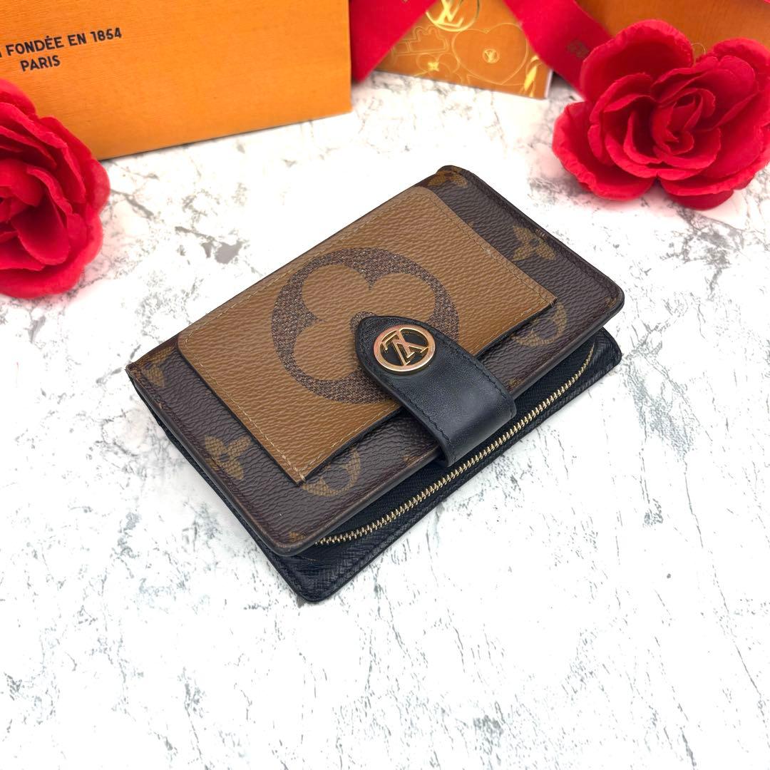 【ICタグ品】 ルイヴィトン モノグラム ポルトフォイユ ジュリエット 折り財布