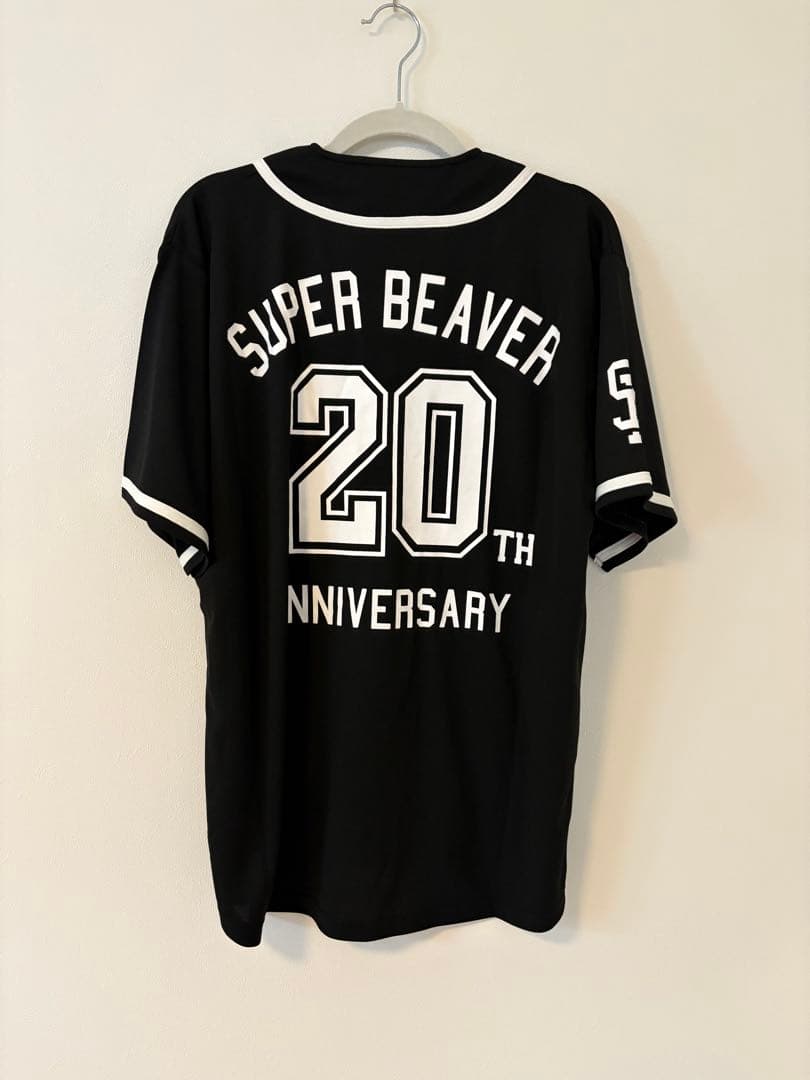 SUPER BEAVER 20周年記念 ベースボールシャツ Mサイズ 黒