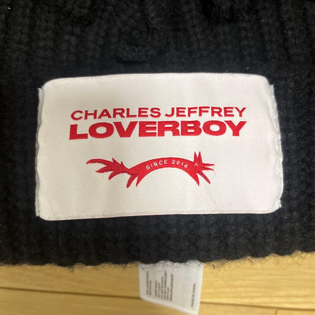 CHARLES JEFFREY LOVERBOY ニット帽 ラバーボーイブラック